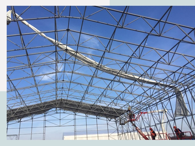 Шатровые ангары от 622 руб. в Петропавловске-Камчатском и Камчатском крае