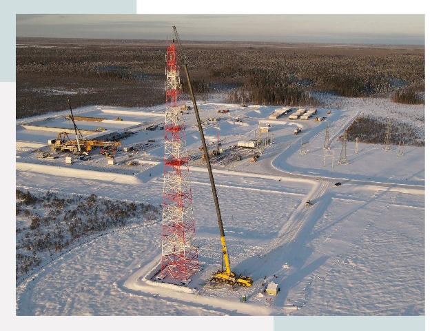 Мачты связи в Петропавловске-Камчатском