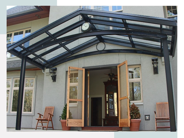 Козырьки металлические в Петропавловске-Камчатском