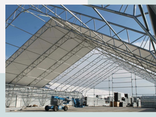 Каркасно-тентовые сооружения от СтальСтрой-Птк по цене 622 руб.