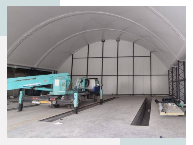 Внутреннее оснащение ангаров в Петропавловске-Камчатском