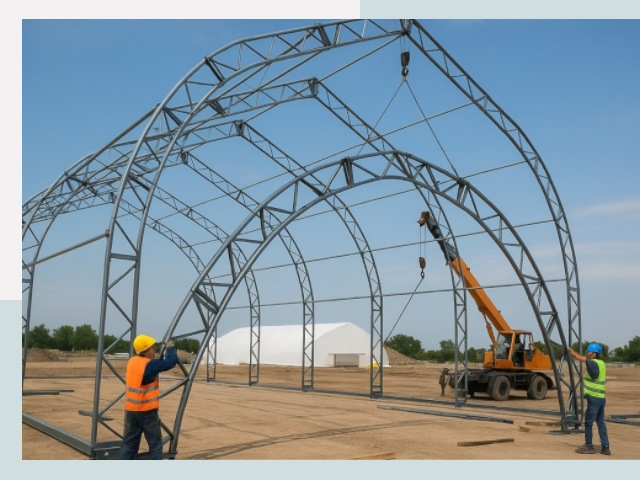 Монтаж ангаров в Петропавловске-Камчатском от 622 руб. - Надежно и быстро